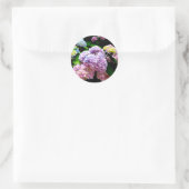 Hydrangea Garden Runder Aufkleber (Tasche)