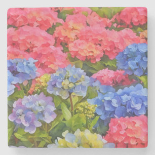 Hydrangea Garden Steinuntersetzer