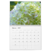 HYDRANGEA GARDENS Calendar Blue Hydrangeas Kalender (Feb 2027)