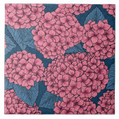 Hydrangea-Garten Fliese (Vorderseite)