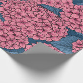 Hydrangea-Garten Geschenkpapier (Ecke)