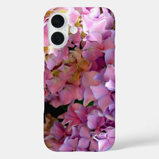 Hydrangea-Garten, rosa, blau, lila Blumen Case-Mate iPhone Hülle (Rückseite)
