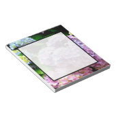 Hydrangea-Garten, rosa, blau, lila Blumen Notizblock (angewinkelt)