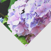 Hydrangea-Garten, rosa, blau, lila Blumen Seidenpapier (Ausschnitt)