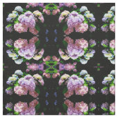 Hydrangea-Garten, rosa, blau, lila Blumen Stoff (Muster)