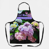 Hydrangea Garten Rosa blaue lila Blumengeschenk Schürze (Vorderseite)