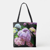 Hydrangea Garten rosa blaue lila Blüte, Braut Tasche (Rückseite)