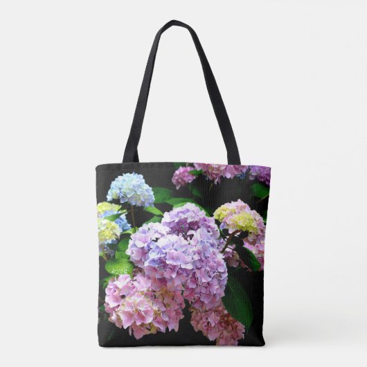 Hydrangea Garten rosa blaue lila Blüte, Braut Tasche (Rückseite)
