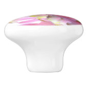 Hydrangea Garten rosa blütenblaue lila Blüte Keramikknauf (Seitenansicht)