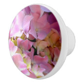 Hydrangea Garten rosa blütenblaue lila Blüte Keramikknauf (Rechts)