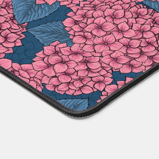 Hydrangea-Garten Schreibtischunterlage (Ecke)