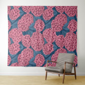 Hydrangea-Garten Wandteppich (Beispiel (Horizontal))