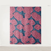 Hydrangea-Garten Wandteppich (Vorderseite)