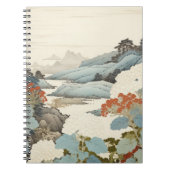 Hydrangea Gartenmalerei im Freien. Notizblock (Vorderseite)