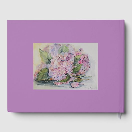 Hydrangea Gästebuch (Rückseite)