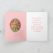 Hydrangea-Gebetskarte oder jede Gelegenheit Karte (Innenseite)