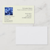 Hydrangea Generische Visitenkartenvorlage Visitenkarte (Vorne/Hinten)