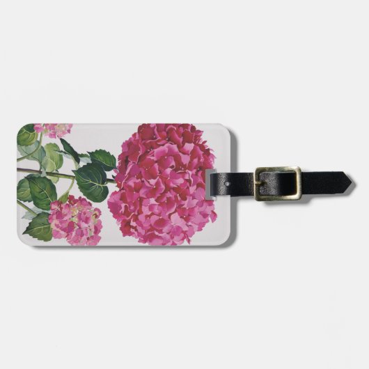 Hydrangea Gepäckanhänger (Vorderseite horizontal)