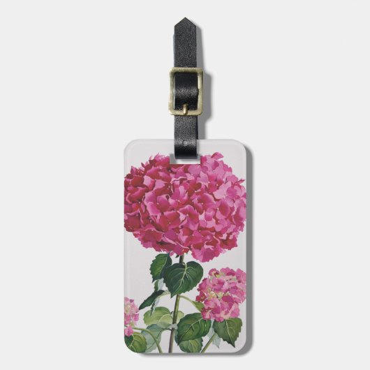 Hydrangea Gepäckanhänger (Vorderseite vertikal)
