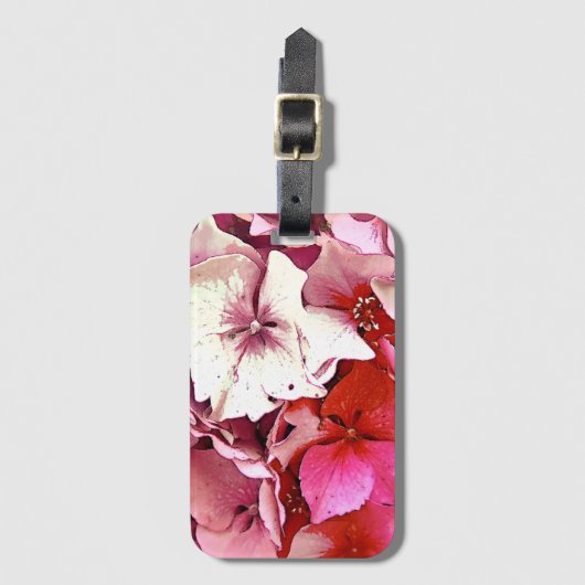 HYDRANGEA GEPÄCKANHÄNGER (Vorderseite Vertikal)