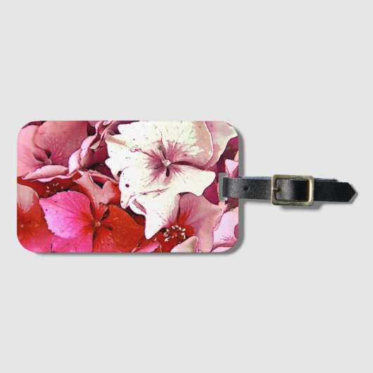 HYDRANGEA GEPÄCKANHÄNGER (Vorderseite (Horizontal))