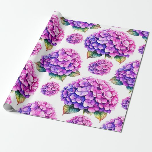 Hydrangea Geschenkpapier (Ungerollt)