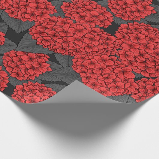 Hydrangea Geschenkpapier (Ecke)