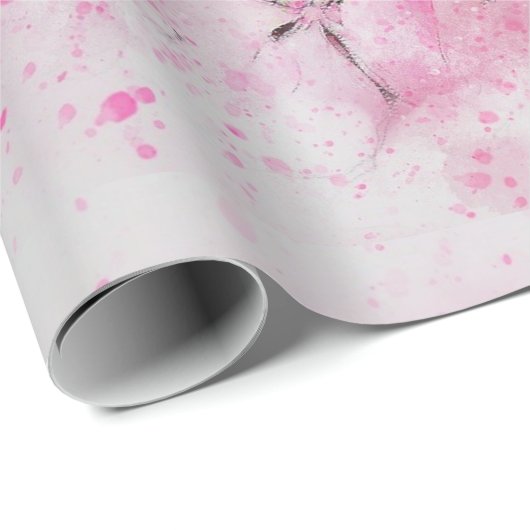 Hydrangea Geschenkpapier (Rolleneckpunkt)