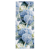 Hydrangea-Geschenktasche Geschenktüte Für Weinflaschen (Rückseite)