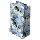 Hydrangea-Geschenktasche Kleine Geschenktüte (Rückseite Schrägansicht)