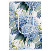 Hydrangea-Geschenktasche Mittlere Geschenktüte (Rückseite)