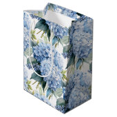 Hydrangea-Geschenktasche Mittlere Geschenktüte (Rückseite Schrägansicht)