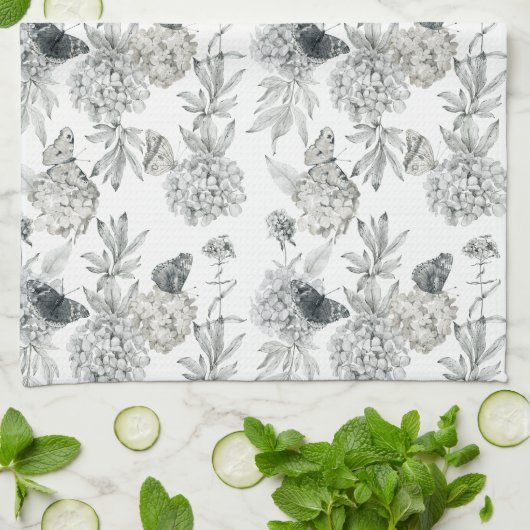 Hydrangea Geschirrtuch (Gefaltet)