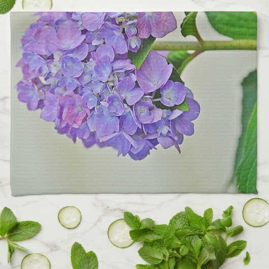 Hydrangea-Geschirrtuch Geschirrtuch (Gefaltet)