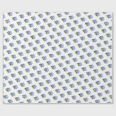 Hydrangea Gift Wrap Wrapping Paper Geschenkpapier (Flach)