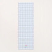 Hydrangea & Gingham Yoga Mat Yogamatte (Rückseite)