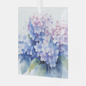 Hydrangea Glass Ornament Aus Glas (Vorderseite links)