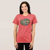 Hydrangea Grandma Tri-Blend Shirt (Vorderseite voll)