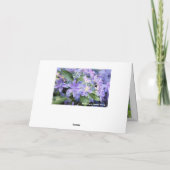 Hydrangea [Greeting Card] カード Karte (Rückseite)