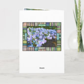 Hydrangea [Grußkarte] ド Karte (Rückseite)