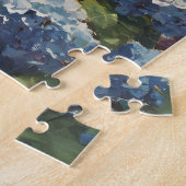 Hydrangea Harmony: Vintage Liebe Puzzle (Seite)
