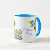 Hydrangea-Haus Tasse (VorderseiteRechts)