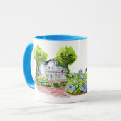 Hydrangea-Haus Tasse (Vorderseite Links)