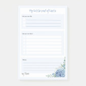 Hydrangea Haven "My Little Pad of Lists" von LeahG Post-it Klebezettel (Vorderseite)