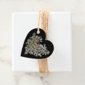 Hydrangea Heart Botanische Geschenkanhänger (Beispiel)