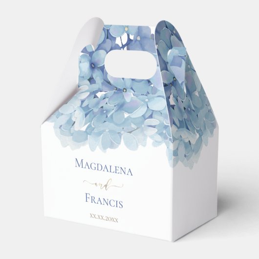 Hydrangea Hochzeit Geschenkschachtel (Vorderseite)