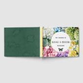 Hydrangea-Hochzeit mit Blütenschmetterlingen Gästebuch (Voll)