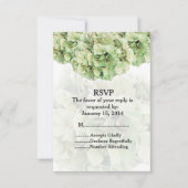 Hydrangea Hochzeit RSVP Hydrangea2 (Vorderseite)