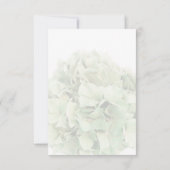 Hydrangea Hochzeit RSVP Hydrangea2 Karte (Rückseite)