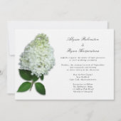Hydrangea Hochzeitseinladungen Einladung (Vorderseite)